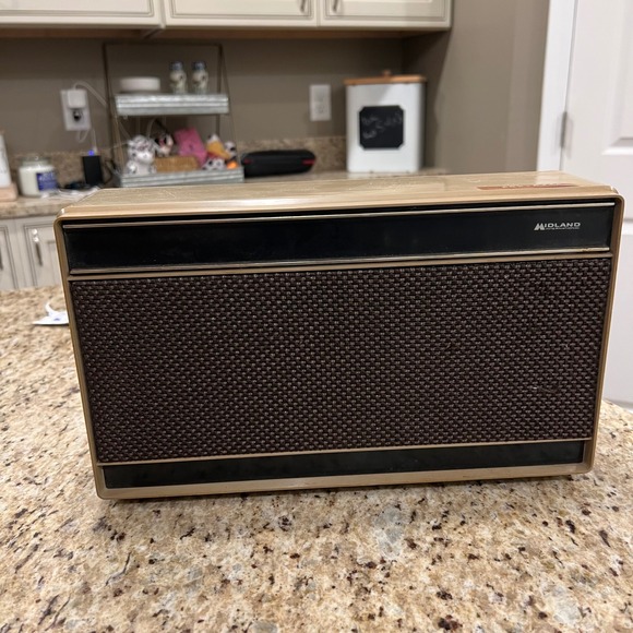 Midland International Other - Vintage Midland International Radio PP4001B Tan Brown MCM Made in Japan Untested